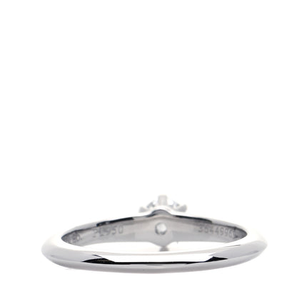 Tiffany Platinum Diamond .21ct Solitaire Engagement Ring 49 4.75 3 of 6