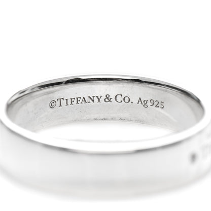 Tiffany Sterling Silver Diamond Return to Tiffany Narrow Ring 67 12 4 of 4