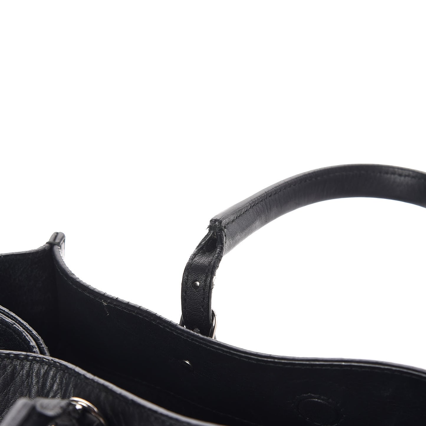 Veau Papier A6 Zip Around Tote Black
