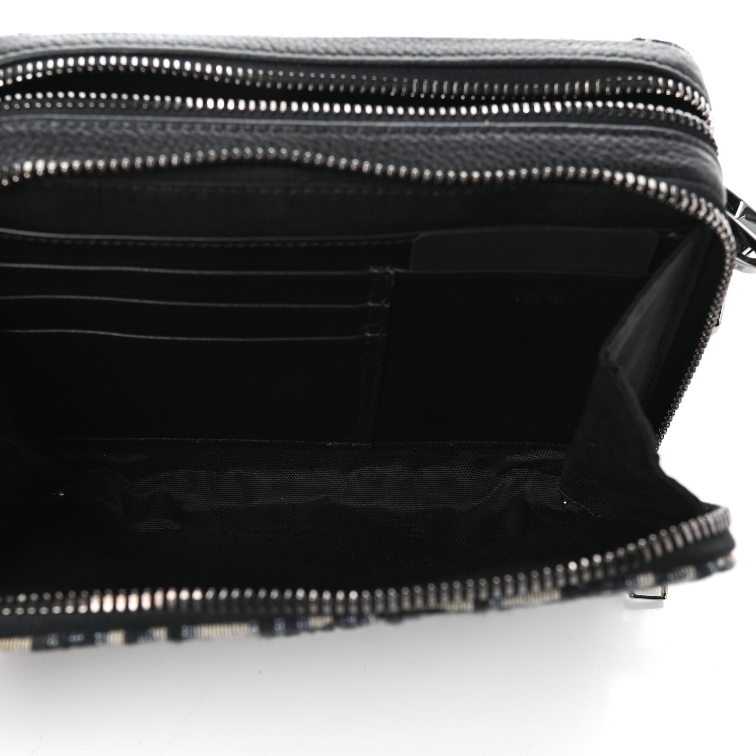 Christian Dior Oblique Pouch Navy Blue 5 of 10