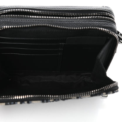 Christian Dior Oblique Pouch Navy Blue 5 of 10