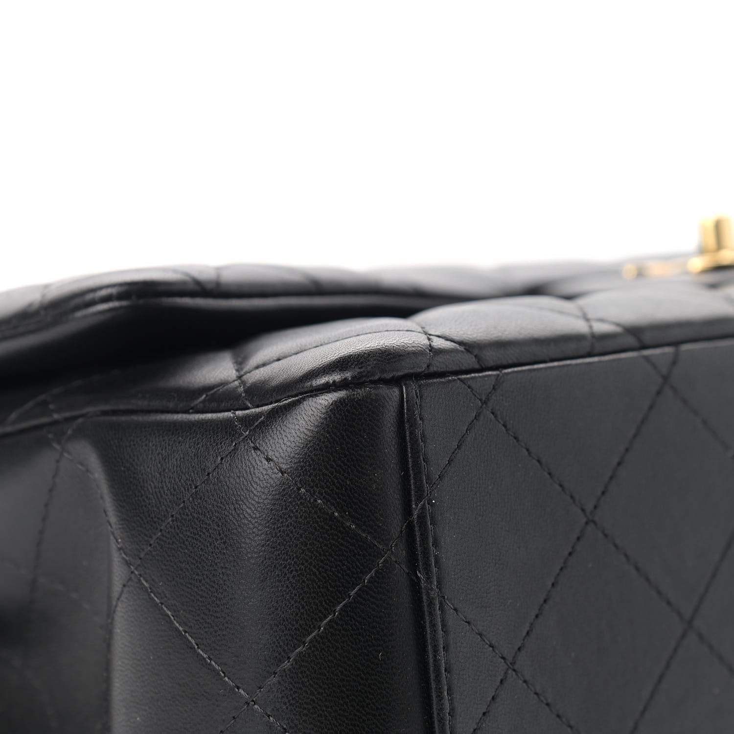 Chanel Lambskin Quilted Maxi Double Flap Black 8 of 17