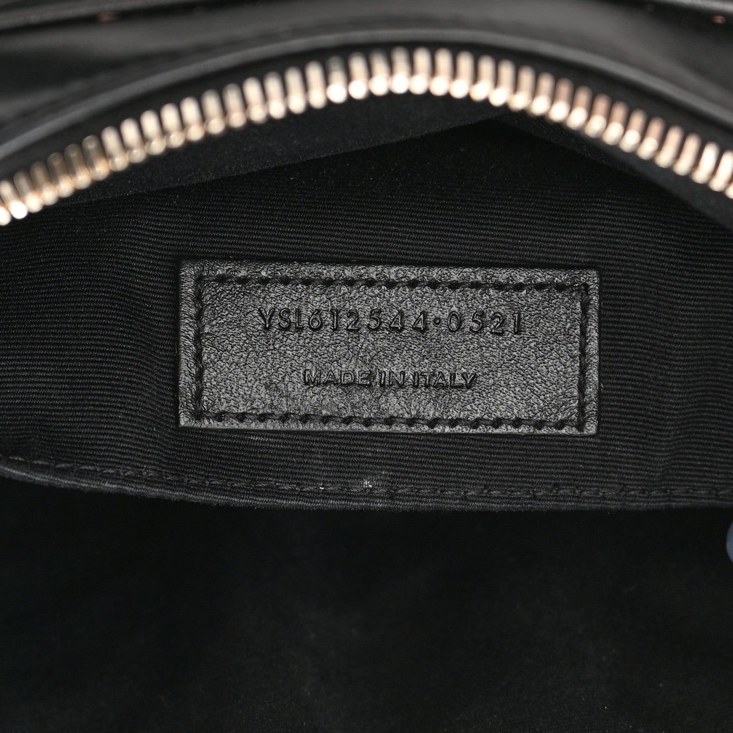 Saint Laurent Calfskin Matelasse Monogram Lou Camera Bag Black 7 of 18