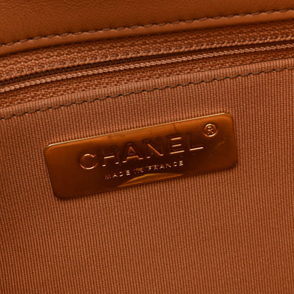 Chanel Lambskin Quilted Large Chanel 19 Flap Brown 6 of 12