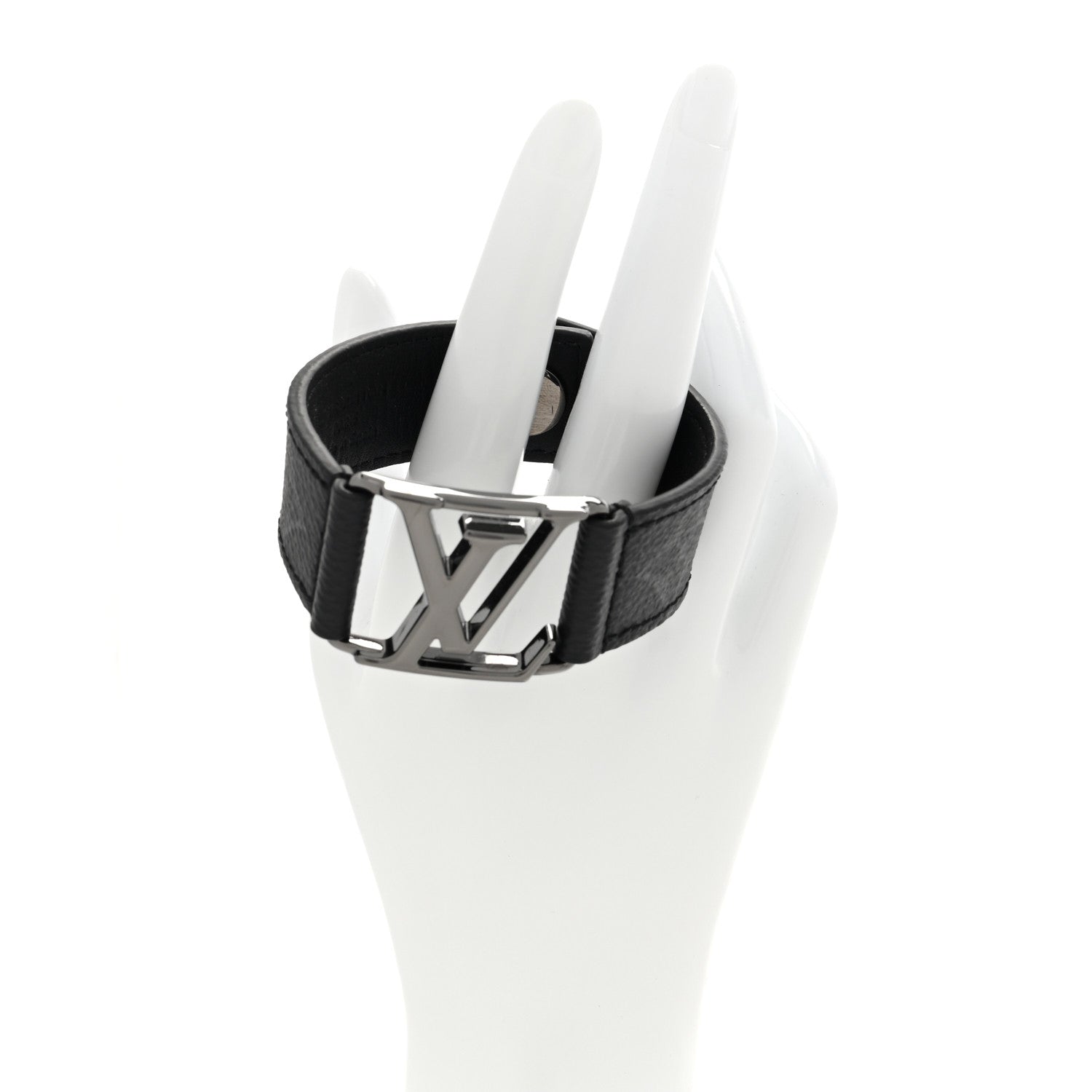 Louis Vuitton Monogram Eclipse Hockenheim Bracelet 19 2 of 6