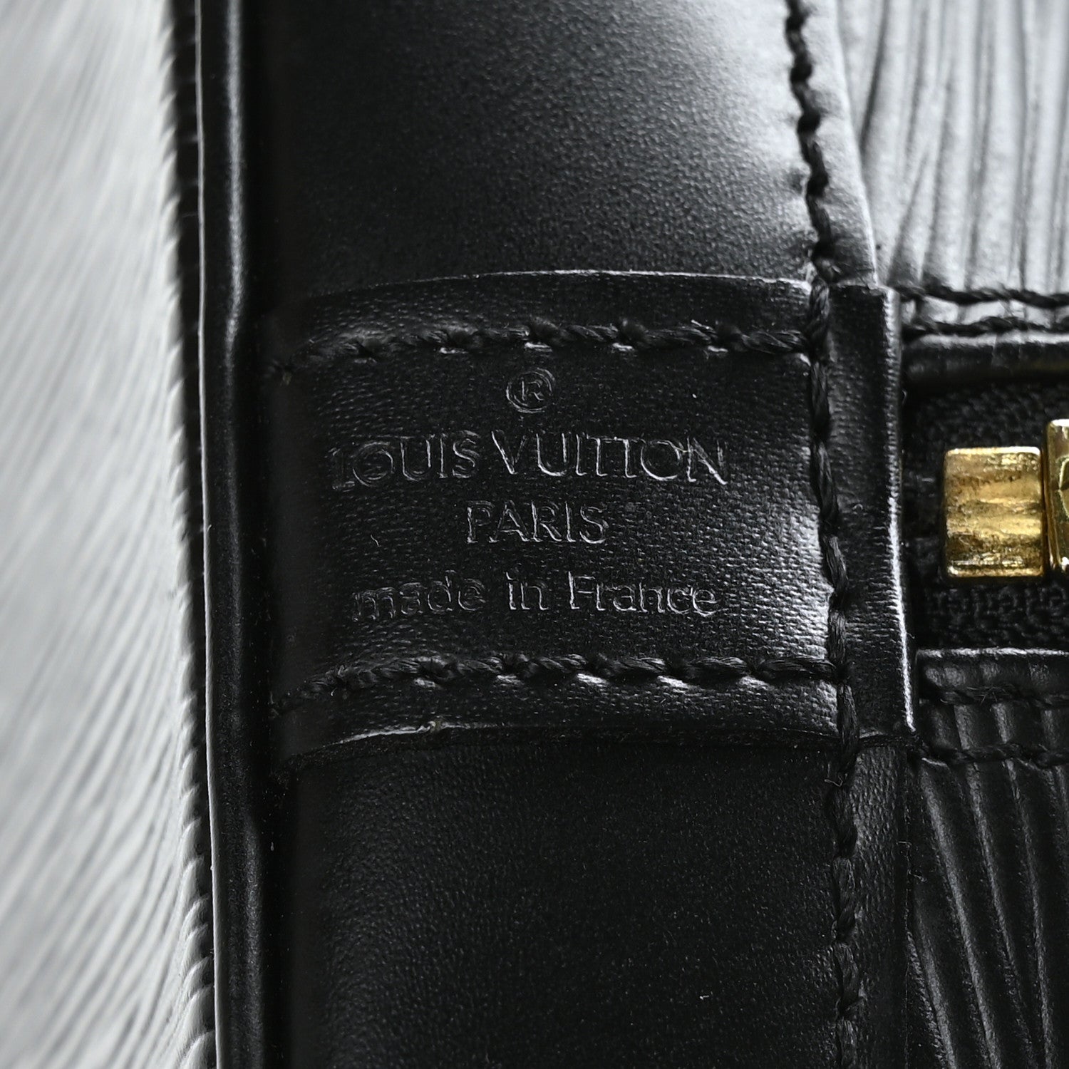 Louis Vuitton Epi Alma PM Black 6 of 9