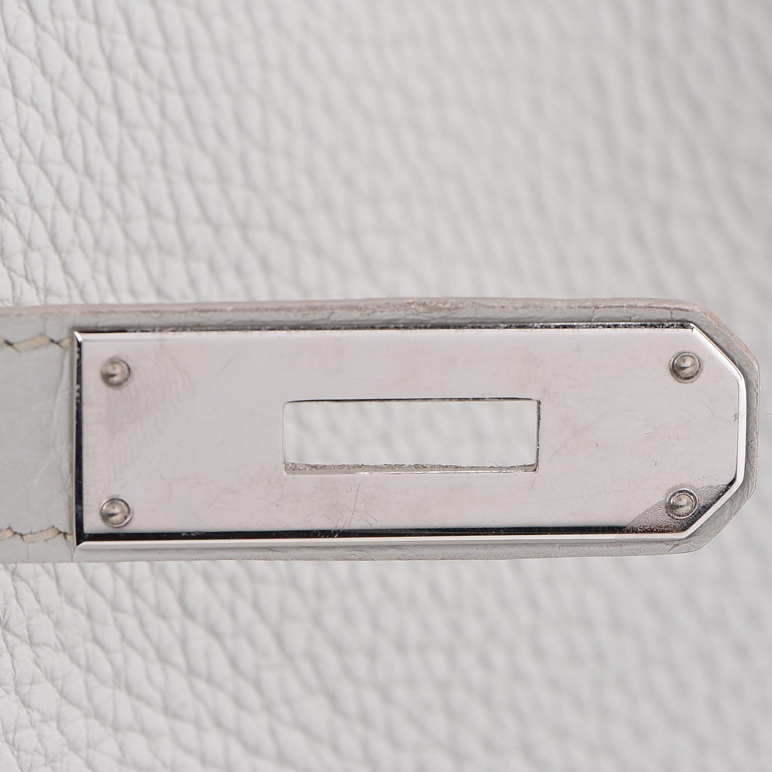 Hermes Taurillon Clemence Kelly Retourne 35 Gris Perle 17 of 29
