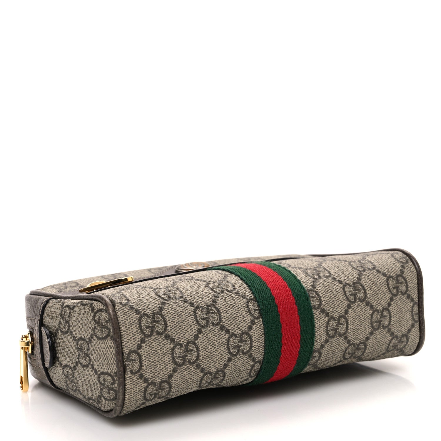 Gucci GG Supreme Monogram Web Small Ophidia Belt Bag 85 34 Dark Brown 4 of 10