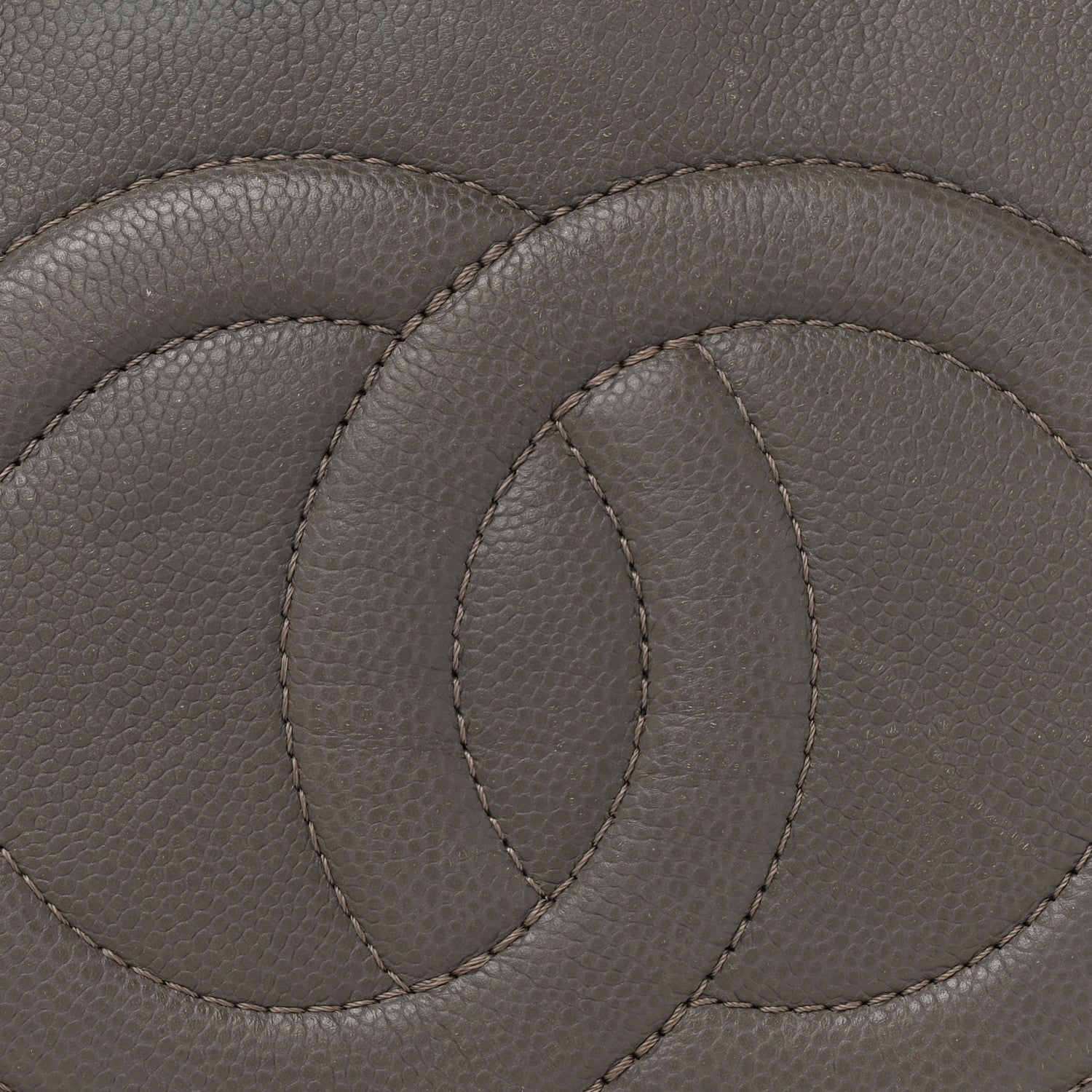 Chanel Caviar Timeless CC Soft Tote Dark Grey 10 of 18