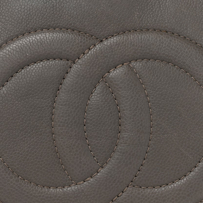 Chanel Caviar Timeless CC Soft Tote Dark Grey 10 of 18
