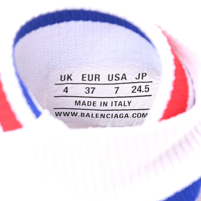 Balenciaga Technical 3D Recycled Knit Striped Womens Speed 2.0 Sneakers 39 White Multicolor 8 of 8