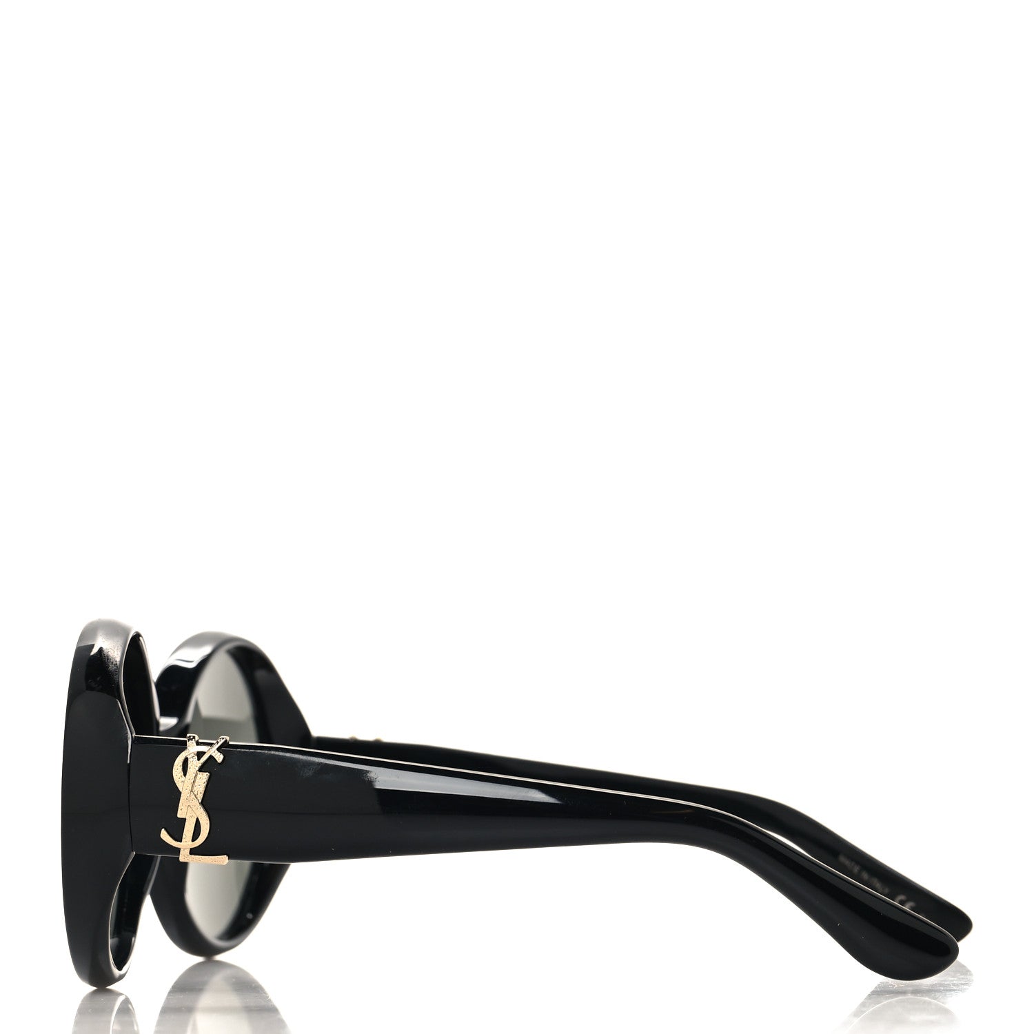 Saint Laurent Round SL M1 Sunglasses Black 3 of 8
