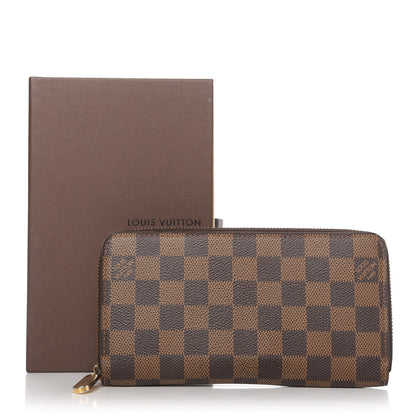 Louis Vuitton Damier Ebene Zippy Wallet 8 of 9