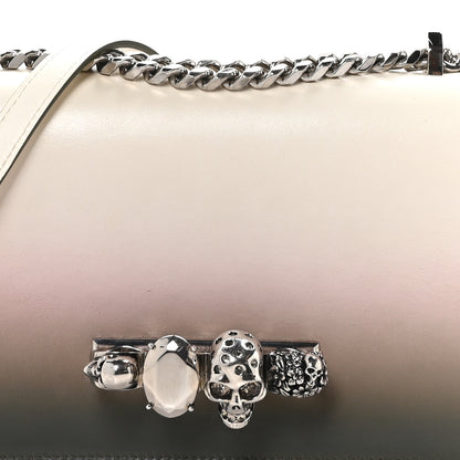 Alexander McQueen Ombre Calfskin Knuckle Jeweled Satchel Military Multicolor 7 of 10