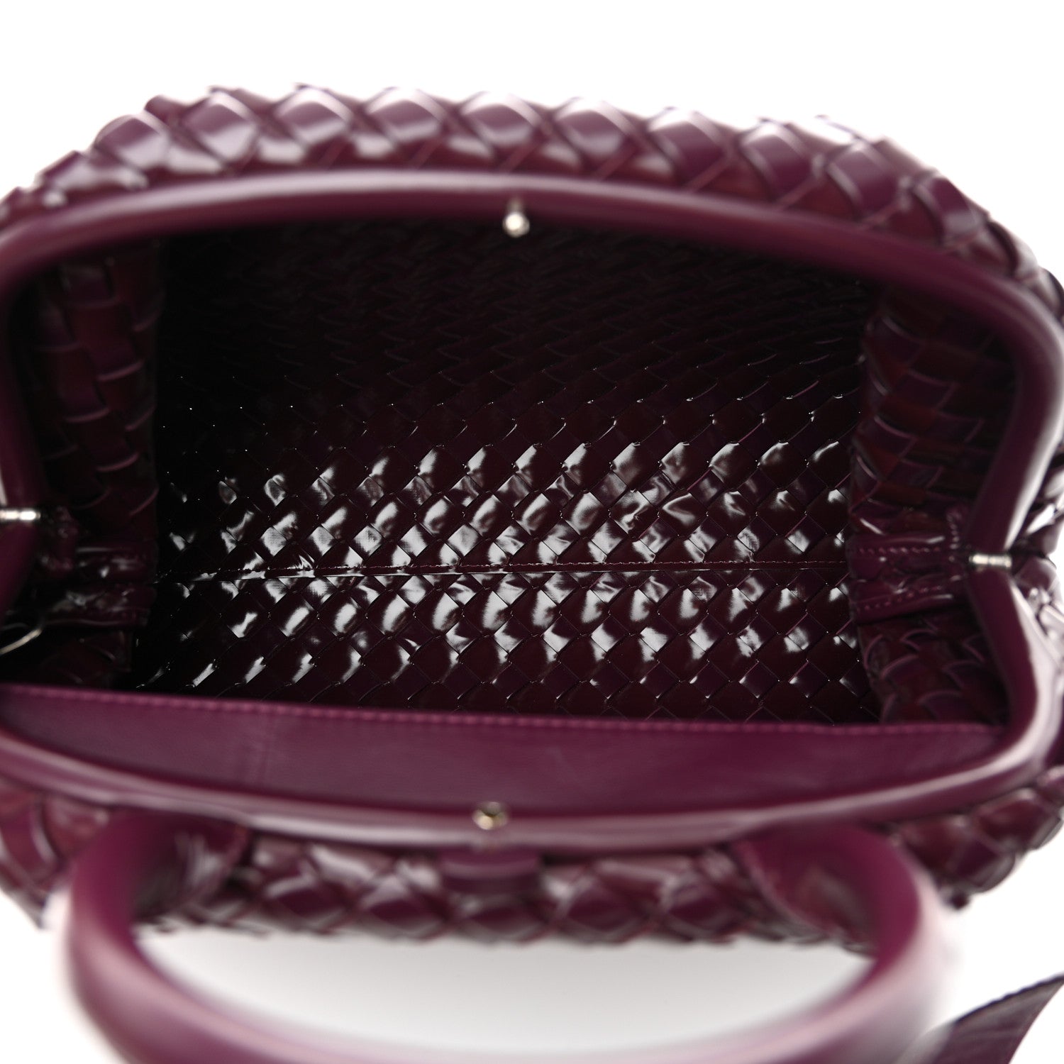 Bottega Veneta Nappa Intrecciato Small Padded The Handle Tote Mystic 6 of 10