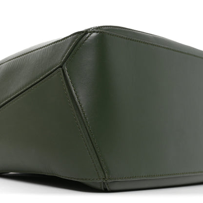 Loewe Satin Calfskin Monochrome Medium Puzzle Bag Vintage Khaki 7 of 8