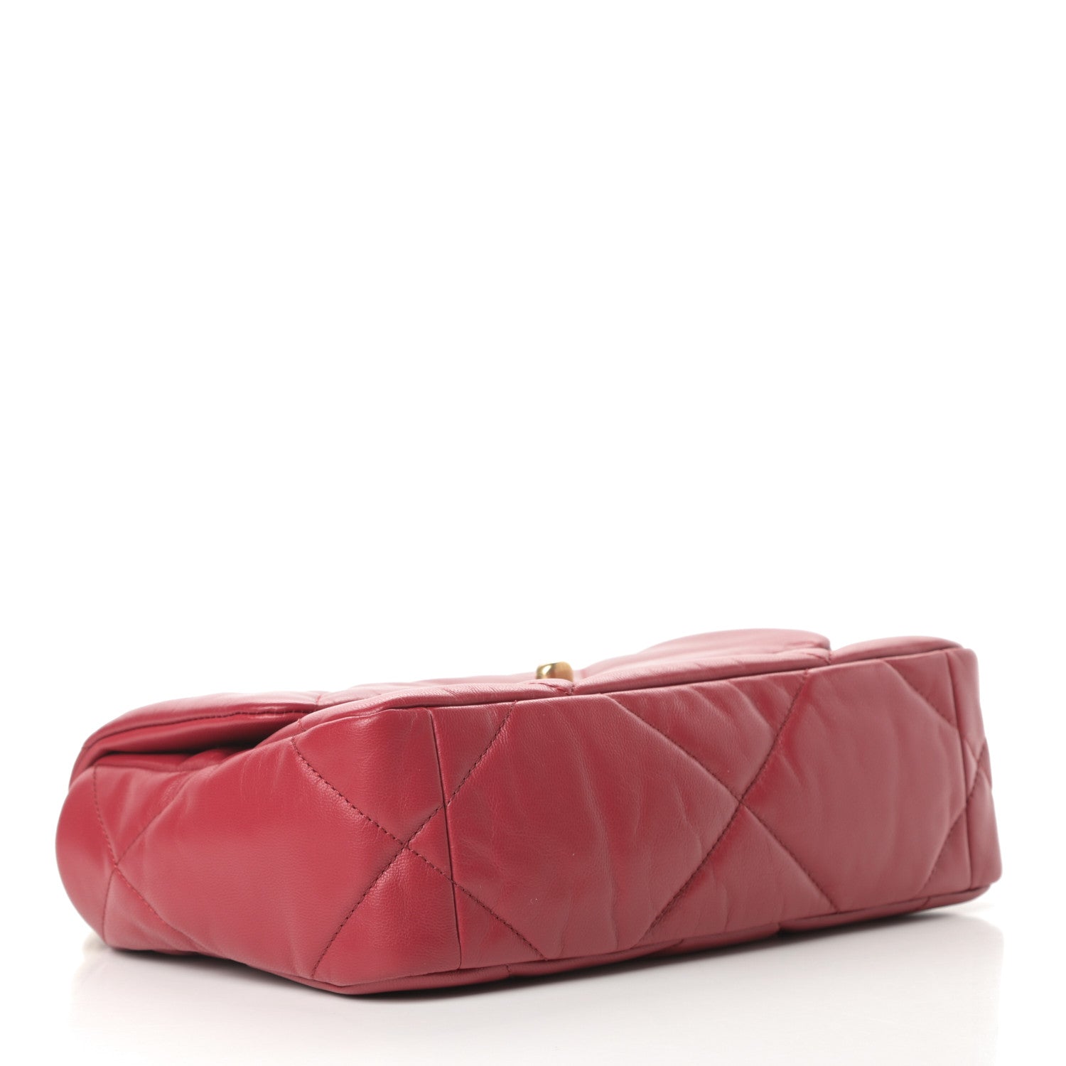 Chanel Goatskin Quilted Medium Chanel 19 Flap Red 4 of 11