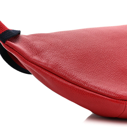 Gucci Grained Calfskin Logo Belt Bag Hibiscus Red 9 of 9