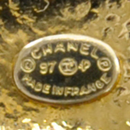 Chanel CC Brooch Gold 5 of 5