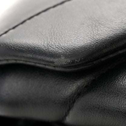 Saint Laurent Calfskin Y Quilted Monogram Monochrome Toy Loulou Crossbody Bag Black 11 of 13