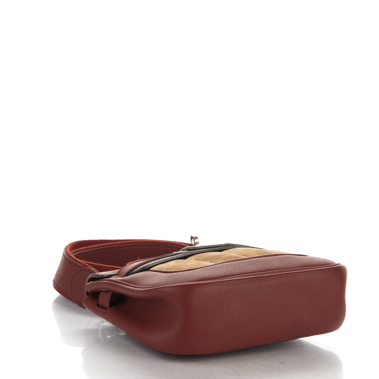 Hermes Swift Veau Doblis Mini Sac Berline 21 Rouge H 4 of 10