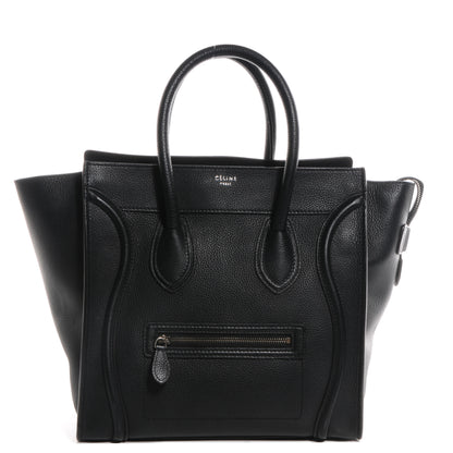Celine Drummed Mini Luggage Black 1 of 9