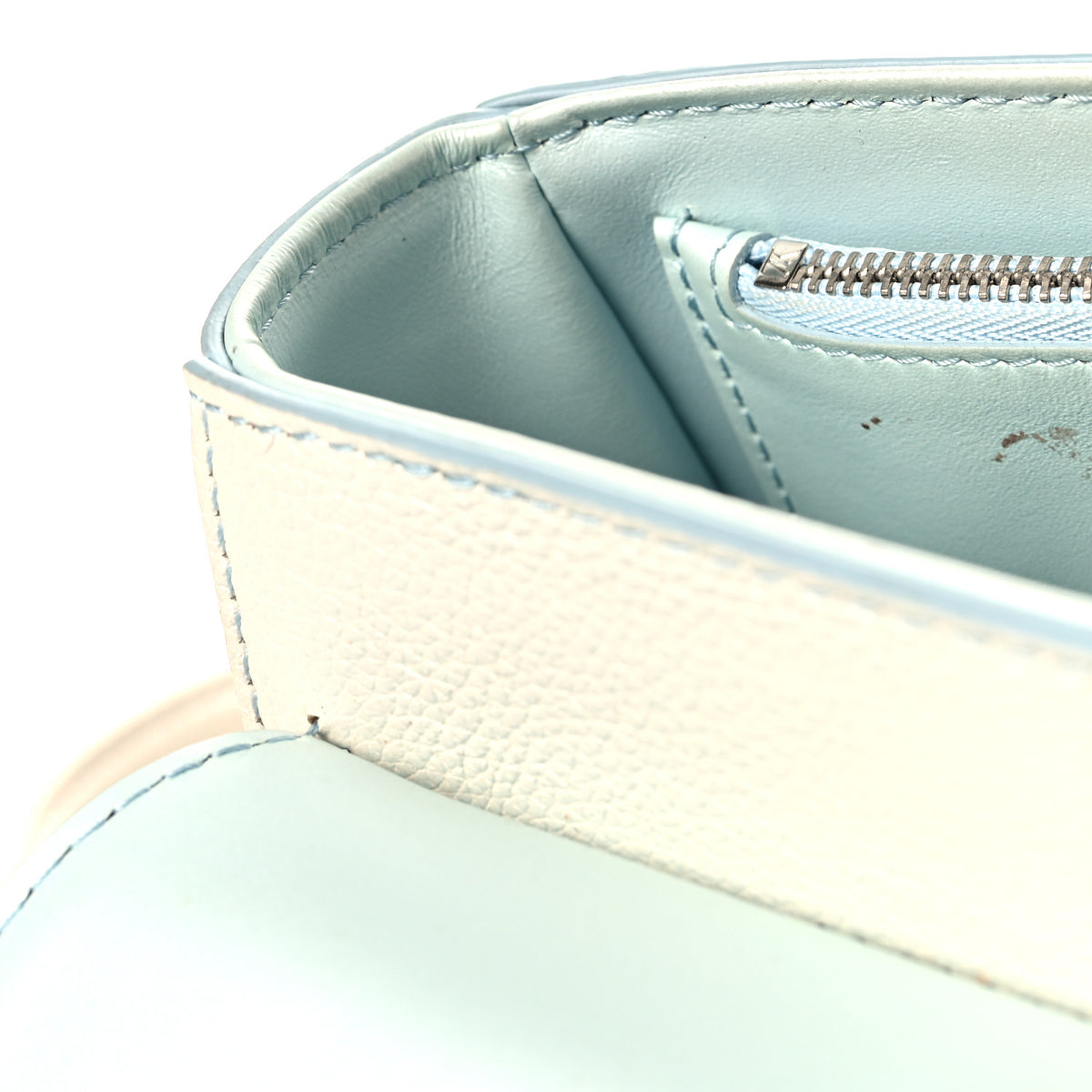 Louis Vuitton Calfskin Twist Chain Shoulder Bag PM Shaded Blue 12 of 14