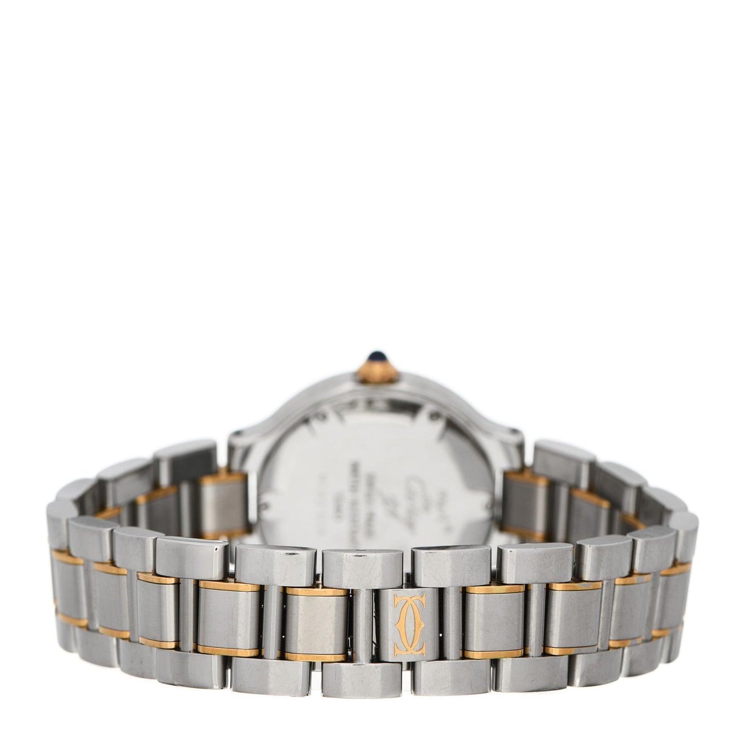 Stainless Steel 18K Yellow Gold 28mm Must De 21 Quartz Watch