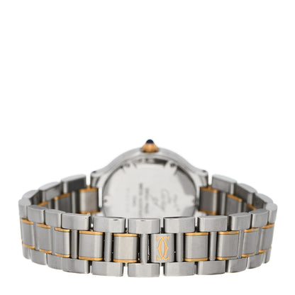 Cartier Stainless Steel 18K Yellow Gold 28mm Must De 21 Quartz Watch 3 of 5