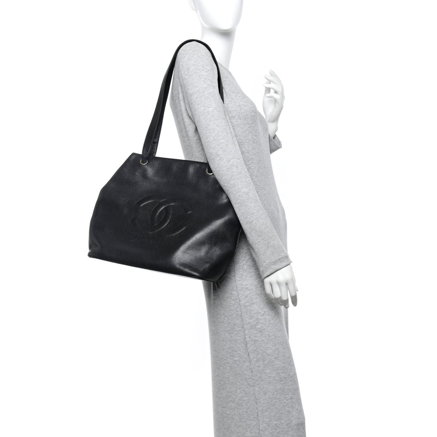 Caviar CC Timeless Tote Black