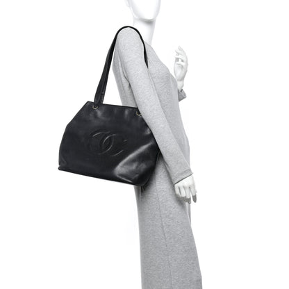 Chanel Caviar CC Timeless Tote Black 2 of 16