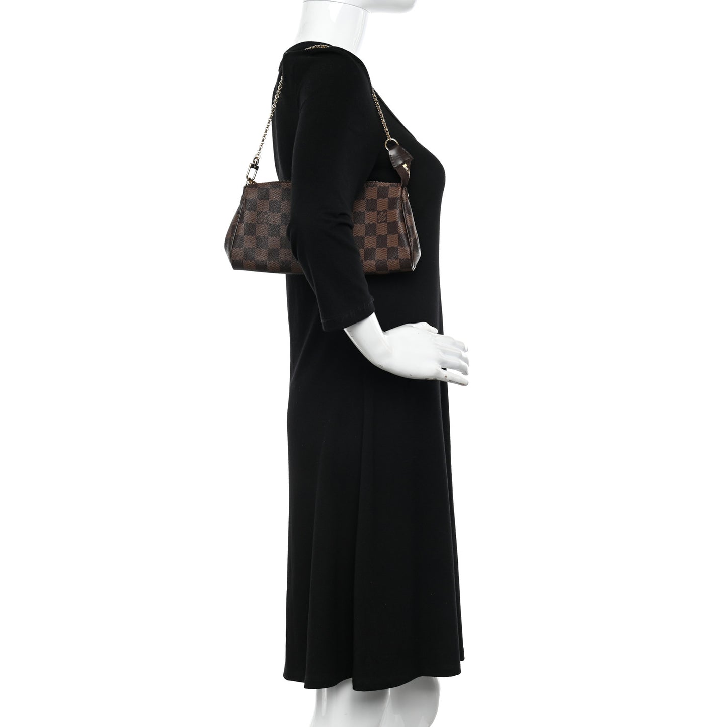 Damier Ebene Eva Clutch