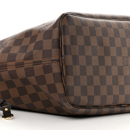 Louis Vuitton Damier Ebene Neo Neverfull MM Rose Ballerine 8 of 11