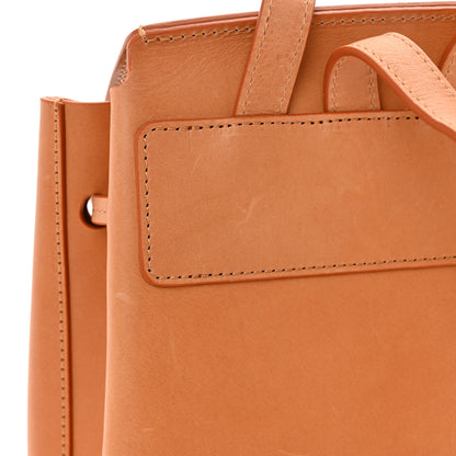 Mansur Gavriel Vegetable Tanned Calfskin Mini Backpack Cammello Rosa 12 of 13