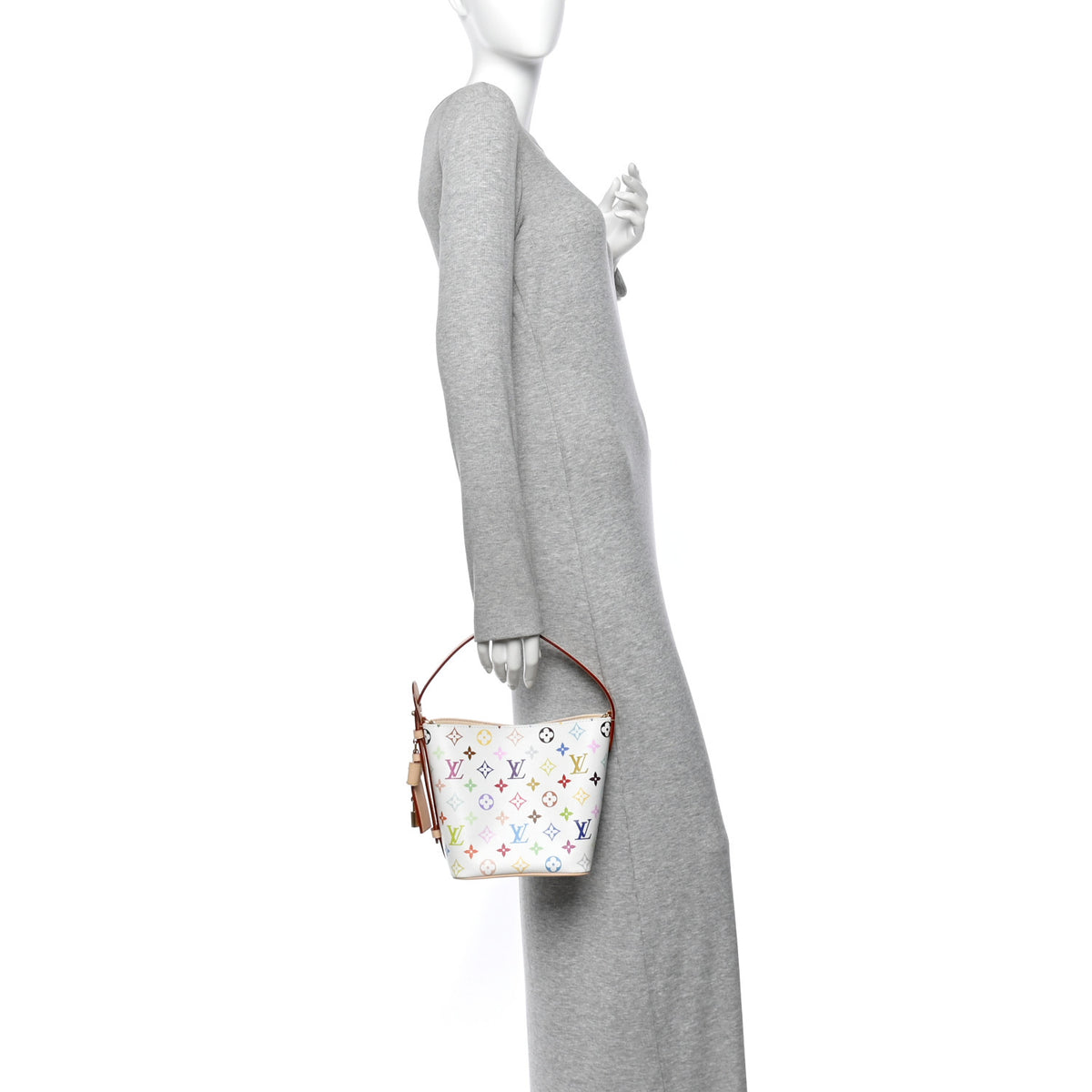 LV X TM Monogram Multicolor All In BB White
