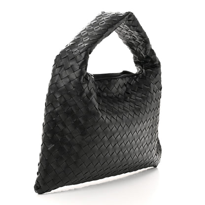 Bottega Veneta Calfskin Intrecciato Small Hop Black 3 of 10
