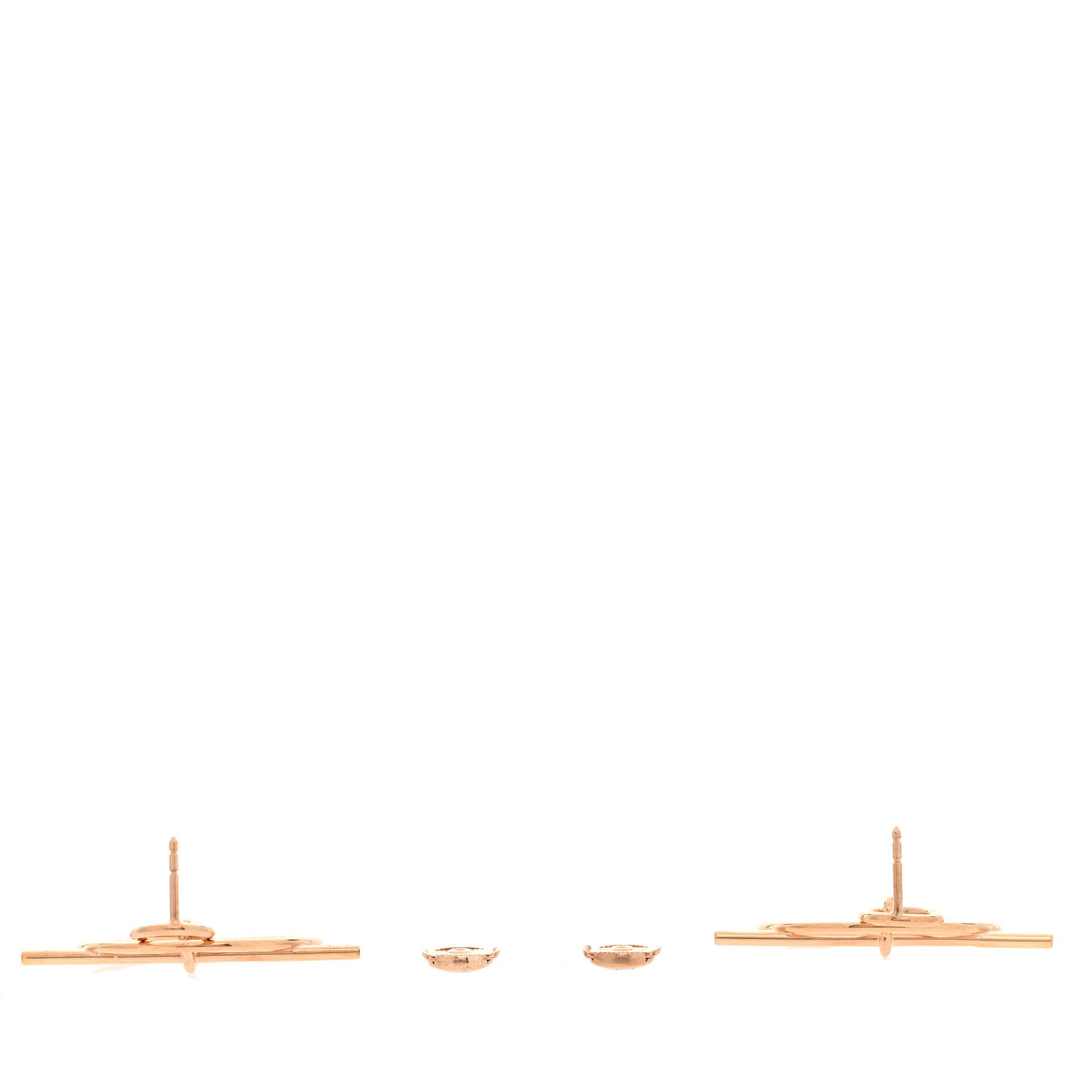 18K Rose Gold PM Loop Earrings