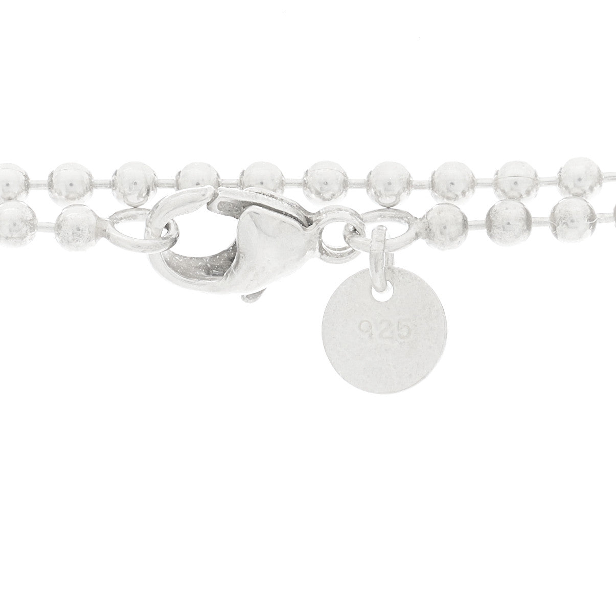 Sterling Silver Return To Tiffany Heart Pendant Bead Chain Necklace