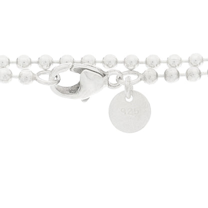 Tiffany Sterling Silver Return To Tiffany Heart Pendant Bead Chain Necklace 4 of 6