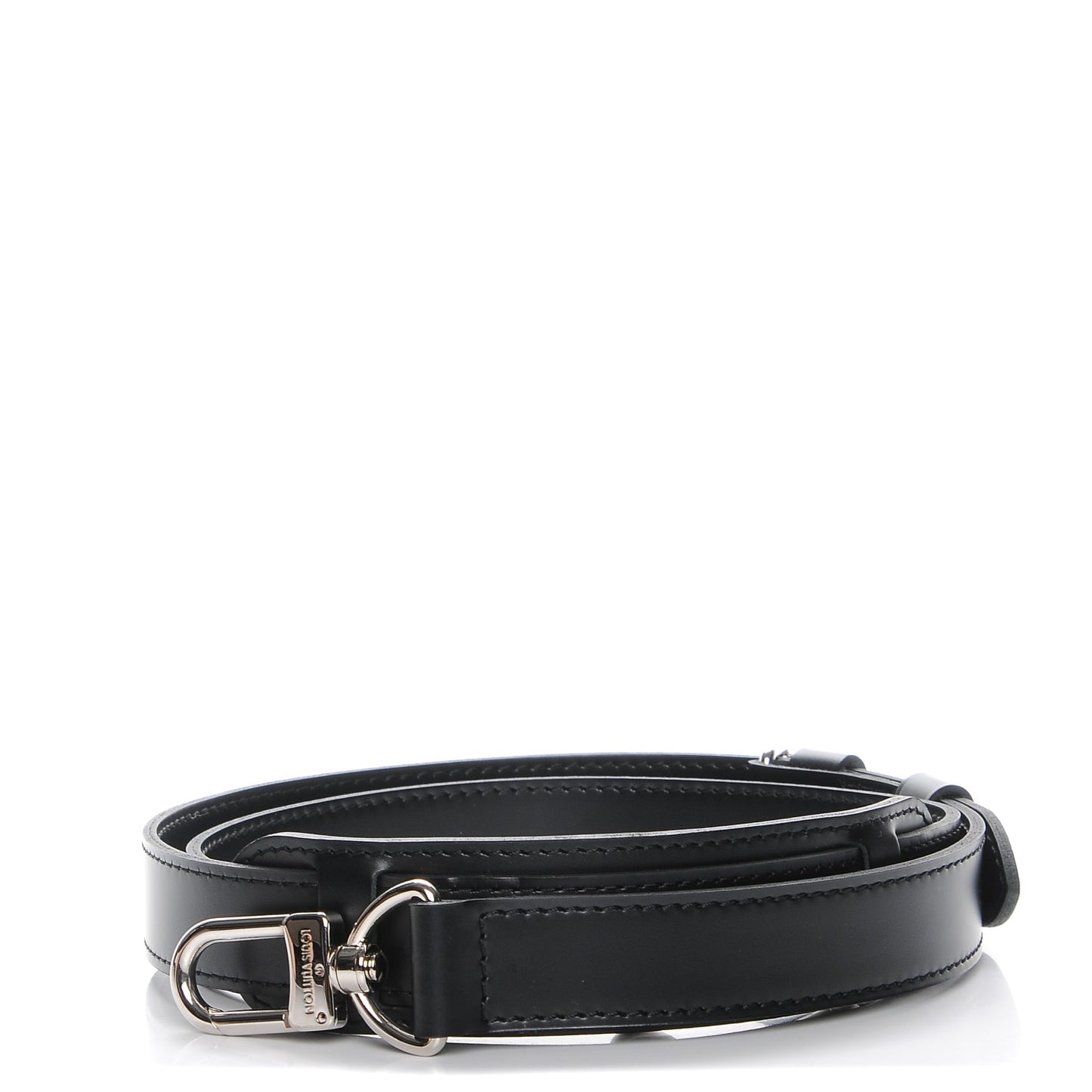 Calfskin Adjustable Keepall Bandouliere Shoulder Strap Black