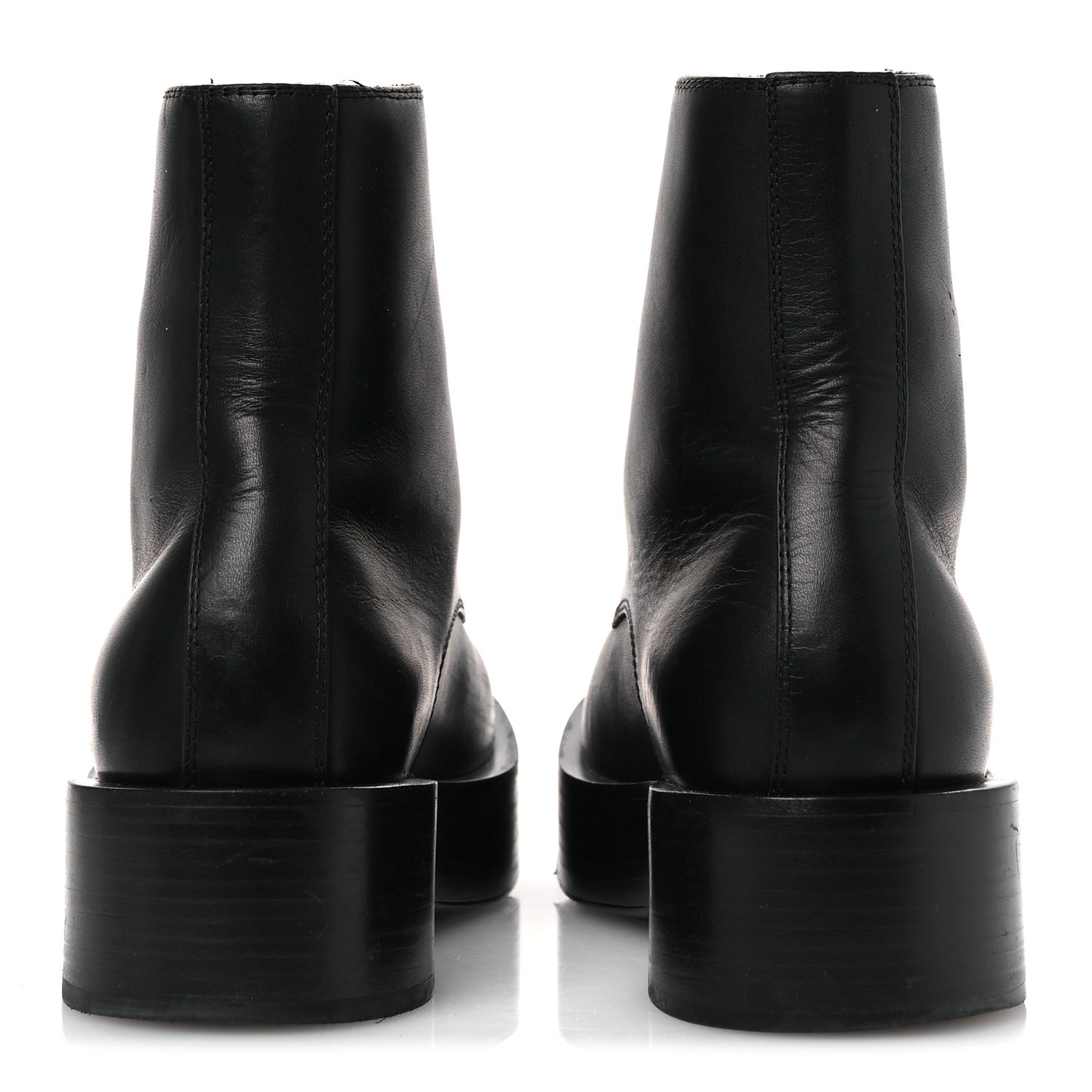 Calfskin Torino Ankle Boots 36 Black