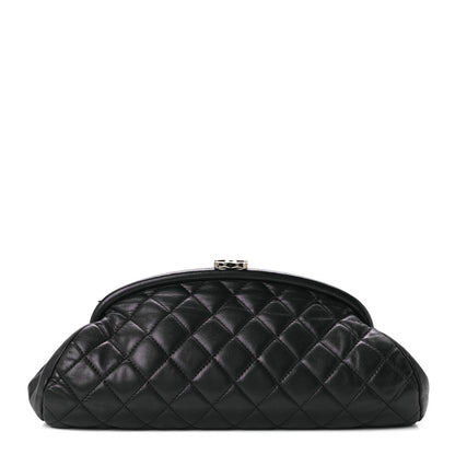 Chanel Lambskin Quilted Timeless Clutch Black 1 of 9