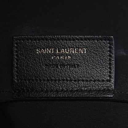 Saint Laurent Calfskin Large Shopping Tote Black 6 of 10
