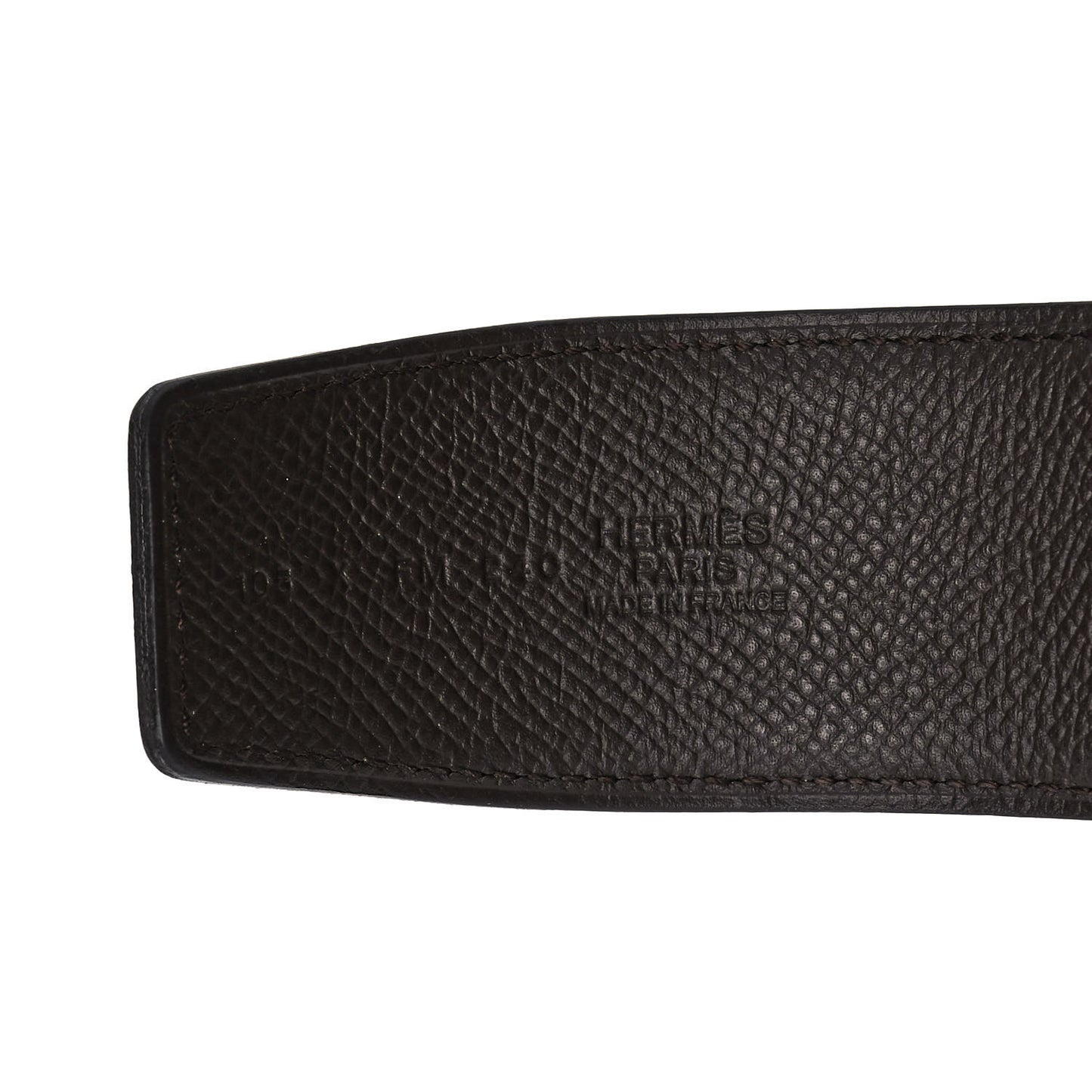 Epsom 42mm Constance H Belt 105 Black Chocolate