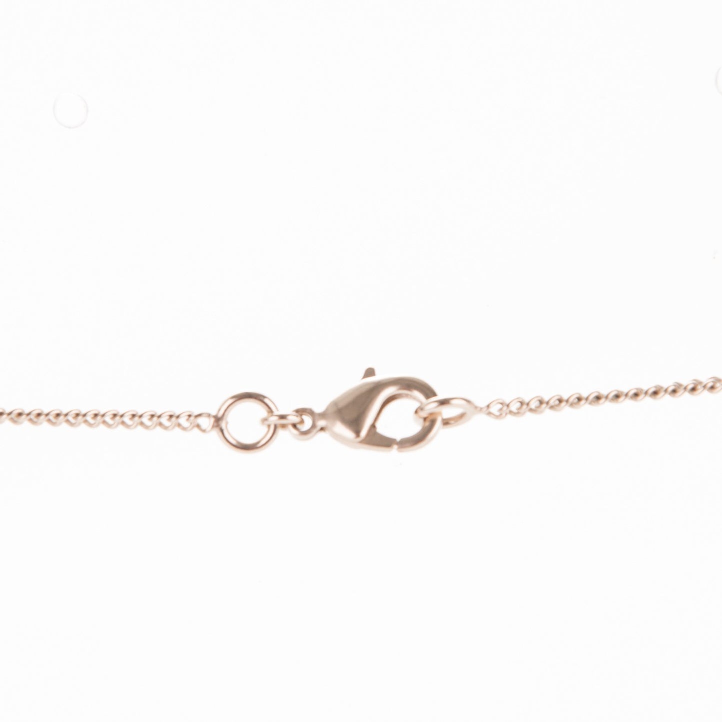 Quilted CC Pendant Necklace Gold