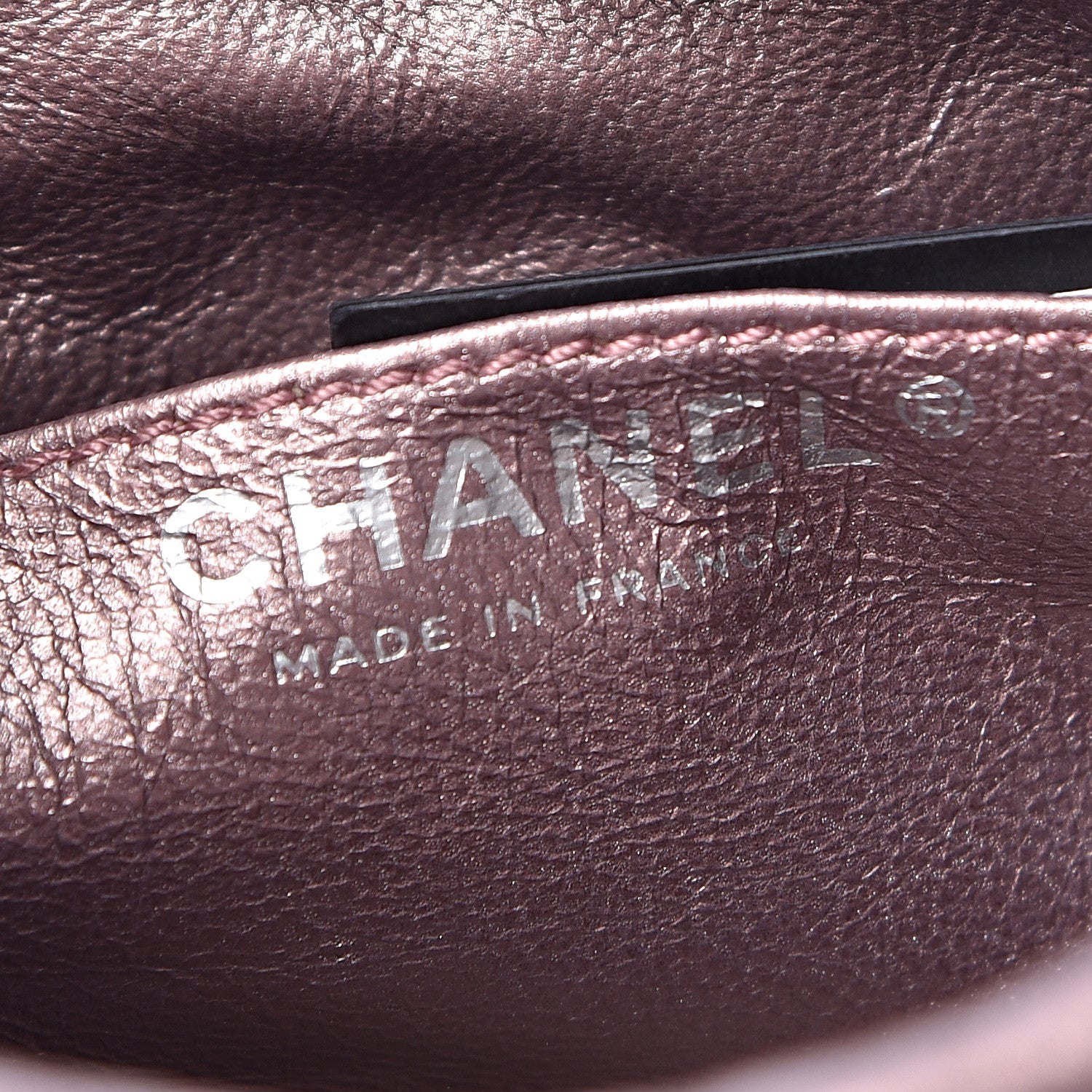 Chanel Metallic Aged Calfskin Quilted Small Reissue Camera Case Rose Fonce 6 of 18