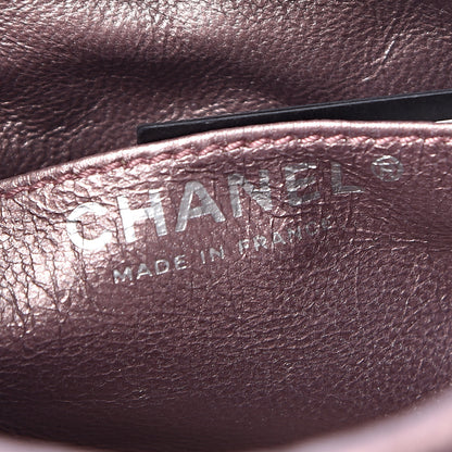 Chanel Metallic Aged Calfskin Quilted Small Reissue Camera Case Rose Fonce 6 of 18