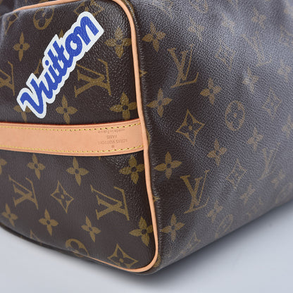 Louis Vuitton Monogram Patches Speedy Bandouliere 30 10 of 11
