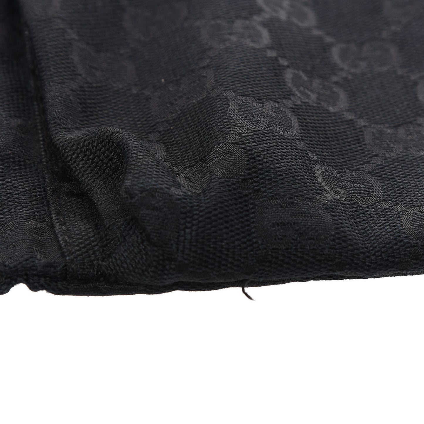 GG Monogram Double Pocket Belt Bag Black