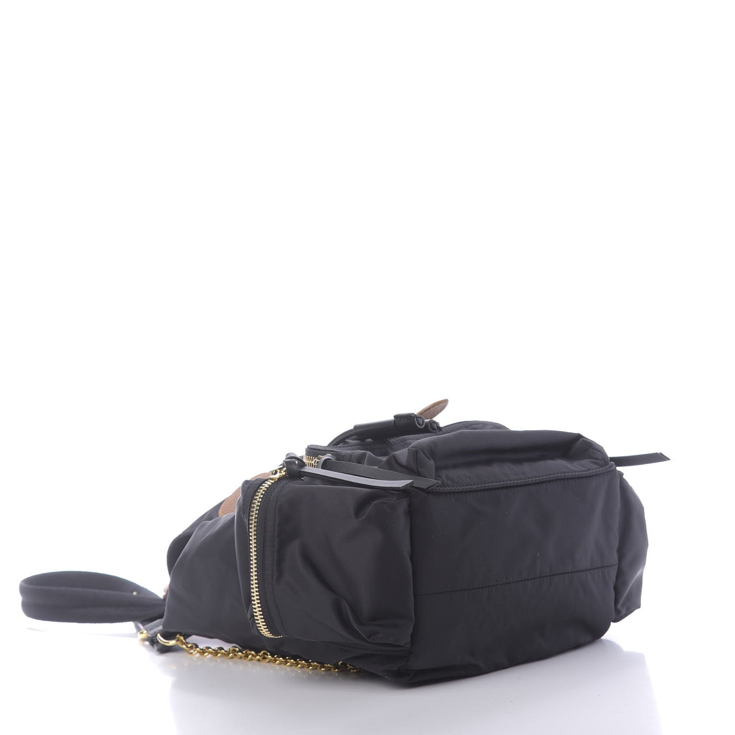 Nylon Medium Rucksack Backpack Black